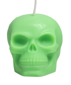 Jade Skull Soy Wax Candle | Tropical Kiwi Scent