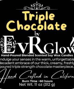 Alternative view of Triple Chocolate Soy Wax Candle
