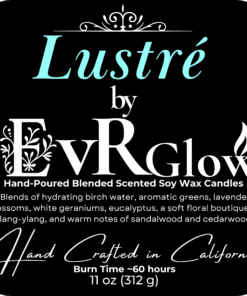 Alternative view of Lustré Soy Wax Candle | Birch Water, Lavender, Eucalyptus & Sandalwood Scented
