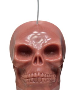 Flaming Trident Skull Soy Wax Candle | Cinnamon & Pumpkin Buttercream