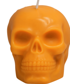 Pumpkin-Head Skull Soy Wax Candle | Pumpkin Pie Scented
