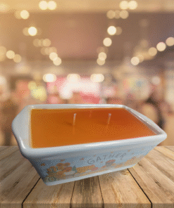 Spiced Pumpkin Pie Soy Wax Candle | Dual Wick Reusable Stoneware Loaf Pan | Gather