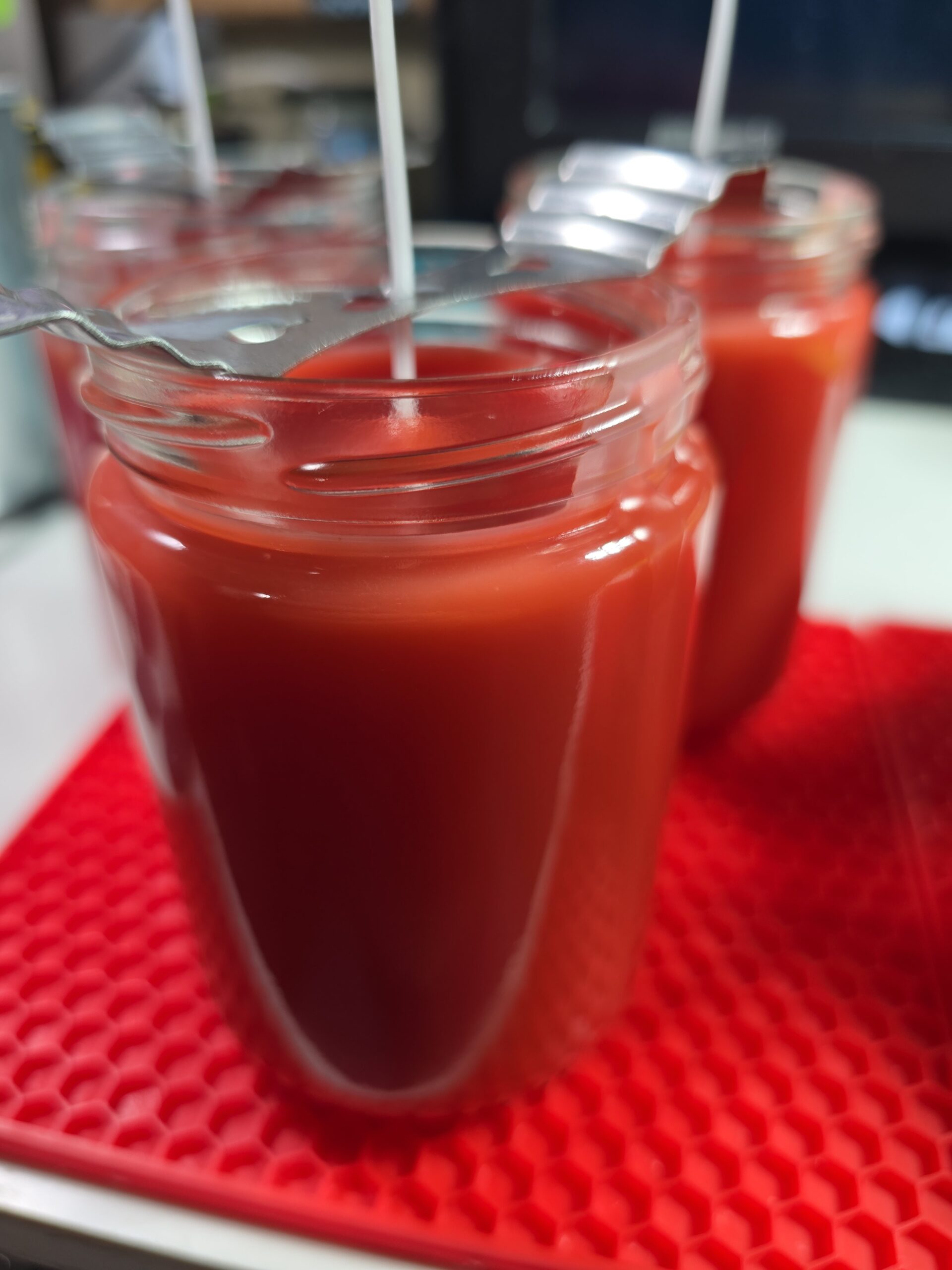 Cranberry Rose Cream Soy Wax Candle | with Cranberry & Leaf Toppings