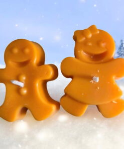 Alternative view of Gingerbread Couple Set (Boy & Girl) 2.6oz (76g) | Cinnamon Holiday Spice Scented